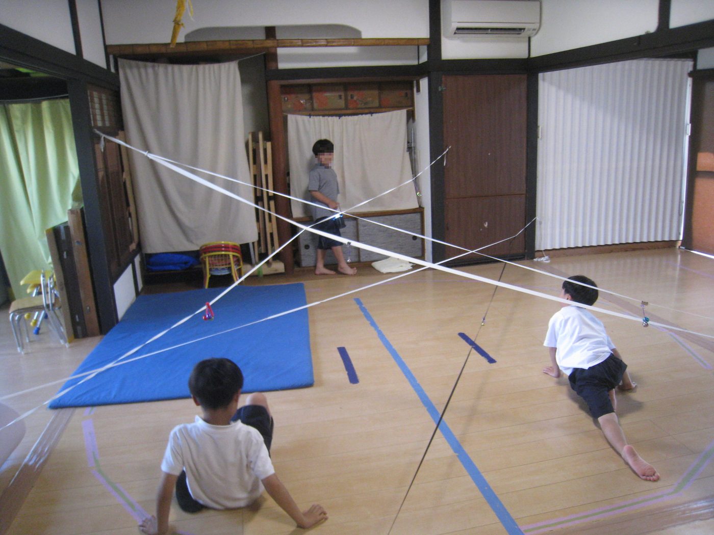 室内サーキットで体幹トレーニング！